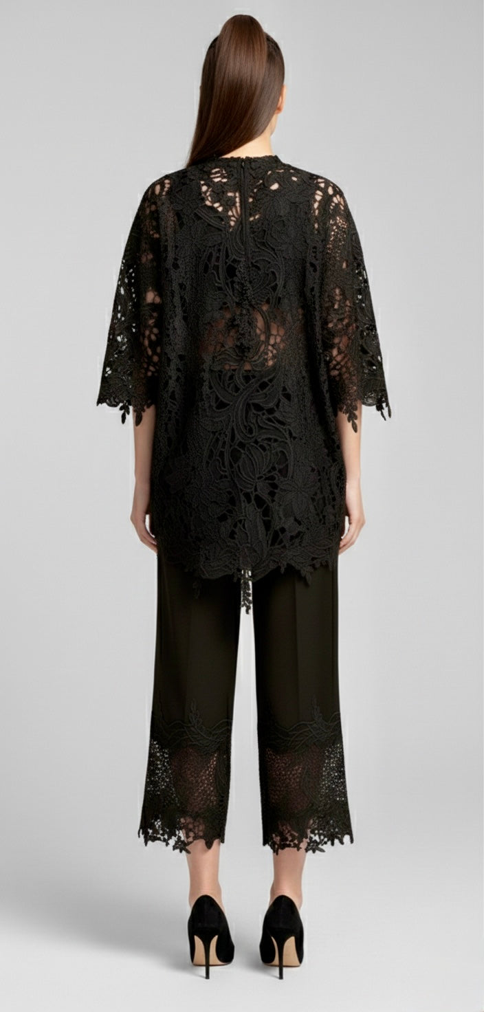 Black-Lace Co-ord Set