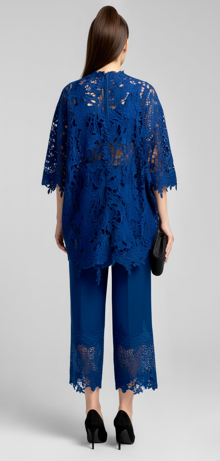 Blue-Lace Co-ord Set