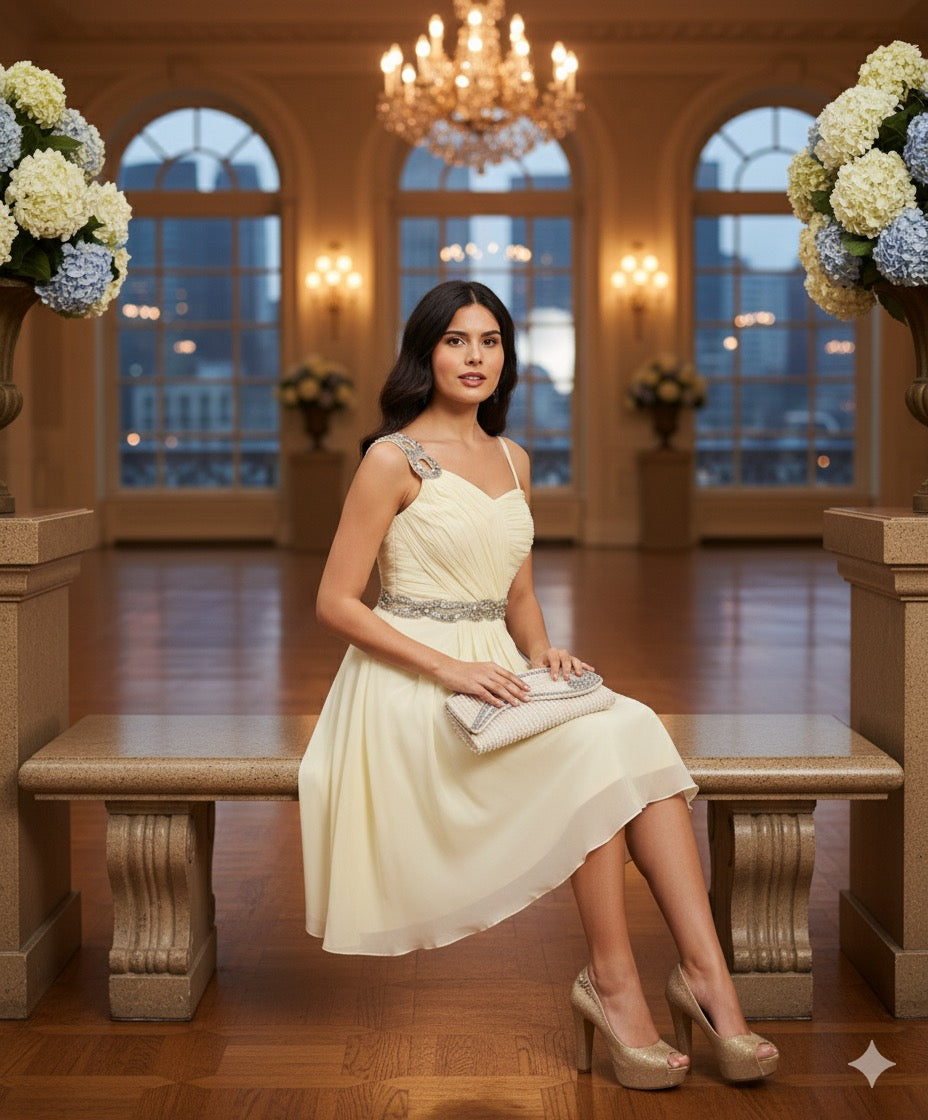 Lemon Cocktail Dress