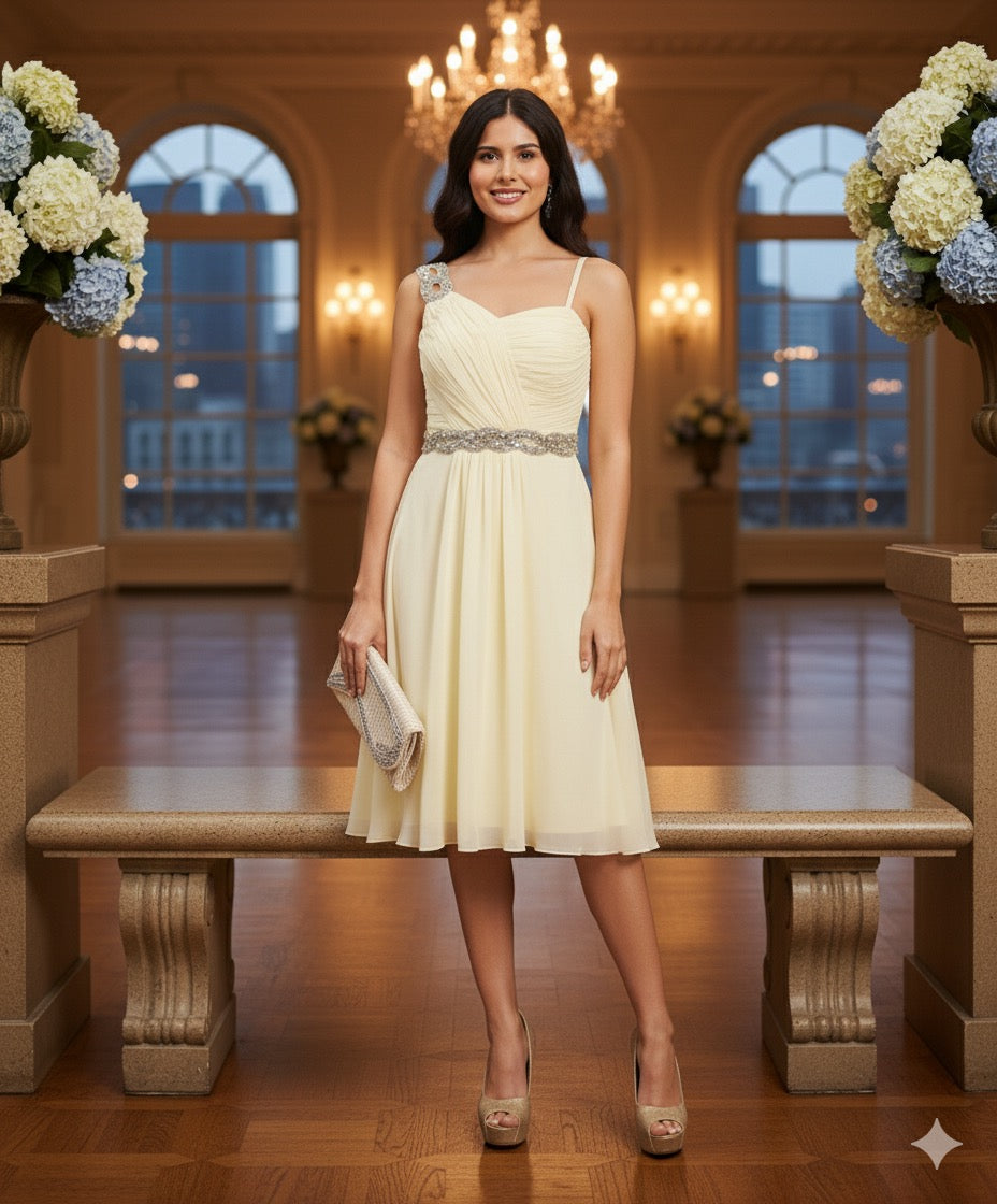 Lemon Cocktail Dress